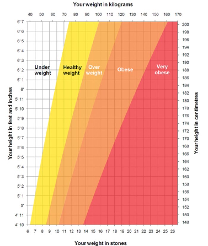 weight chart